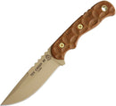 TOPS Tex Creek 69 Fixed Knife 4" 1095 Tool Steel Drop Point Blade Tan Micarta Handle TEX69 -TOPS - Survivor Hand Precision Knives & Outdoor Gear Store
