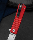Bestech Knives Titan Linerlock Folding Knife 3" D2 Steel Blade Red G10 Handle KG49A3 -Bestech Knives - Survivor Hand Precision Knives & Outdoor Gear Store