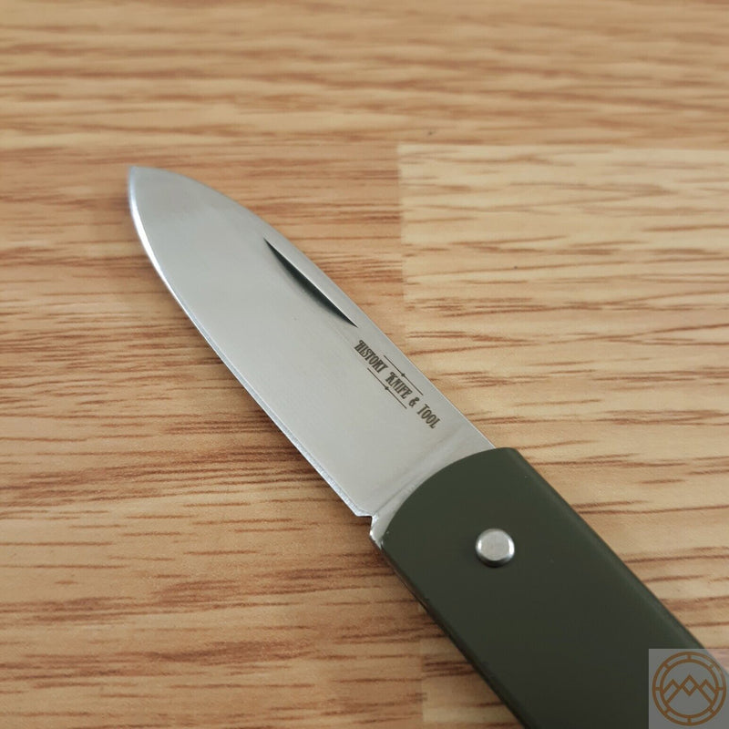 Boker Japanese Army Pen Pocket Knife 1.97" 440 Steel Blade Olive Drab Handle 01HY001 -Boker - Survivor Hand Precision Knives & Outdoor Gear Store