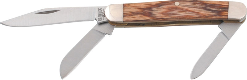 Bear & Son Medium Stockman Pocket Knife Stainless Steel Blades Rosewood Handle 218R -Bear & Son - Survivor Hand Precision Knives & Outdoor Gear Store