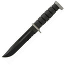 Ka-Bar Extreme Utility Fixed Knife 7" D2 Tool Steel Blade Black Rubber Handle 1281 -Ka-Bar - Survivor Hand Precision Knives & Outdoor Gear Store