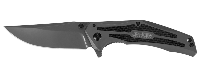 Kershaw Duojet Folding Knife 3.25" 8Cr13MoV Steel Blade Stainless/Carbon Fiber Handle 8300 -Kershaw - Survivor Hand Precision Knives & Outdoor Gear Store