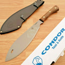 Condor Polar North Machete Fixed Knife 11.75" 1075HC Steel Blade Walnut Handle TK20121175HC -Condor - Survivor Hand Precision Knives & Outdoor Gear Store