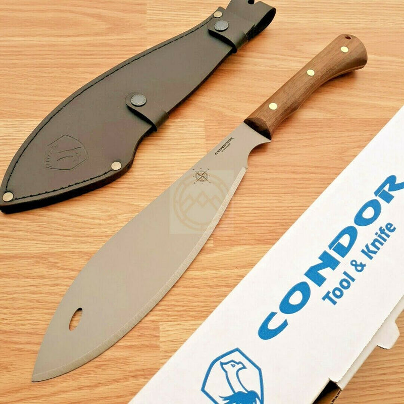 Condor Polar North Machete Fixed Knife 11.75" 1075HC Steel Blade Walnut Handle TK20121175HC -Condor - Survivor Hand Precision Knives & Outdoor Gear Store