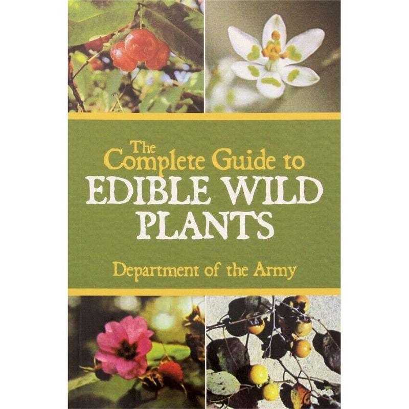 Complete Guide To Edible Wild Plants Book Army Department Medicine And Poison Plus Color Photos 182 -Books - Survivor Hand Precision Knives & Outdoor Gear Store