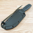 ESEE Model 4 Tactical Fixed Knife 4.5" Black Powder Coated Double Edge 1095HC Steel Blade Micarta Handle 4PCPTGB -ESEE - Survivor Hand Precision Knives & Outdoor Gear Store