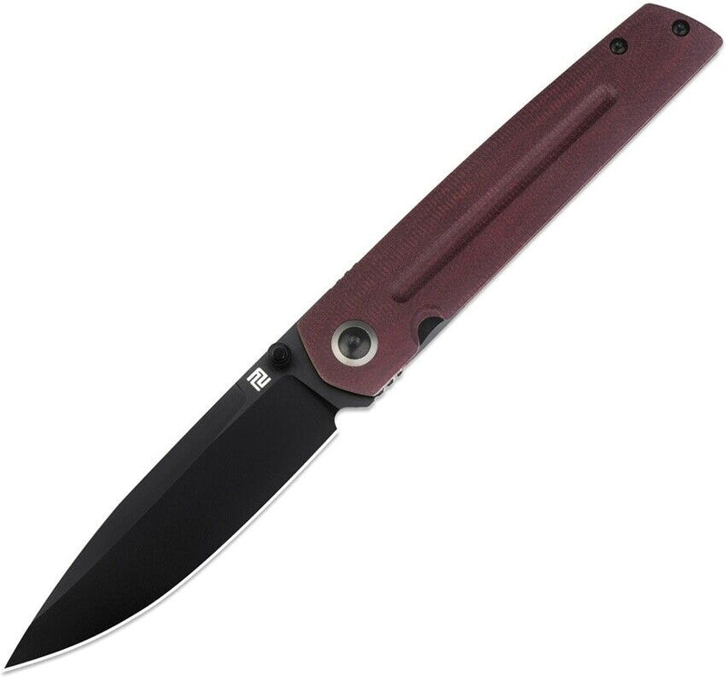 Artisan Sirius Folding Knife 3.54" S35VN Steel Blade Brown Micarta Handle Z1849PBDRC -Artisan - Survivor Hand Precision Knives & Outdoor Gear Store