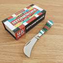 Rough Ryder Hawkbill Folding Knife 440B Steel Blade Stone/Abalone/MOP/Malachite And Turquoise 2406 -Rough Ryder - Survivor Hand Precision Knives & Outdoor Gear Store