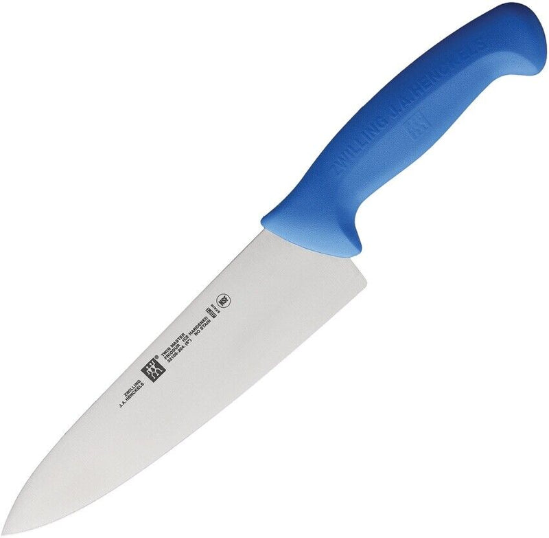 Henckels Zwilling Twin Master Kitchen Chef's Knife 8" Stainless Steel Blade Blue Plastic Handle 32108204 -Henckels Zwilling - Survivor Hand Precision Knives & Outdoor Gear Store