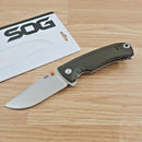 SOG Tellus Frame Folding Knife 3.5" CRYO 440 Steel Blade Glass Reinforced Nylon Handle G14060143 -SOG - Survivor Hand Precision Knives & Outdoor Gear Store