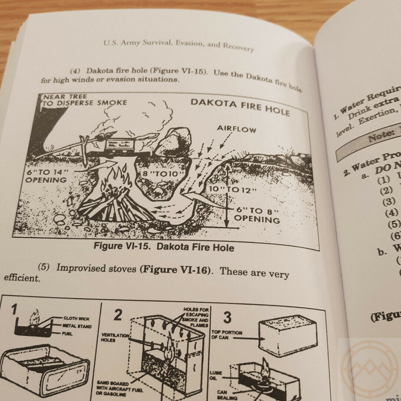 US Army Survival Hand Book Shelters Camouflage First Aid Plant Medicine Signals 422 -Books - Survivor Hand Precision Knives & Outdoor Gear Store