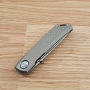 Real Steel Luna Boost Folding Knife 2.75" Bohler N690 Steel Blade Gray Titanium Handle 7071 -Real Steel - Survivor Hand Precision Knives & Outdoor Gear Store