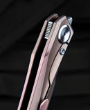 Bestech Knives Ivy Frame Folding Knife 3" S35VN Steel Blade Pink Titanium Handle KT2004C -Bestech Knives - Survivor Hand Precision Knives & Outdoor Gear Store
