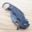 Fox Rescue Karambit Linerlock Folding Knife 2.63" N690 Steel Blade G10 Handle 599RS -Fox - Survivor Hand Precision Knives & Outdoor Gear Store