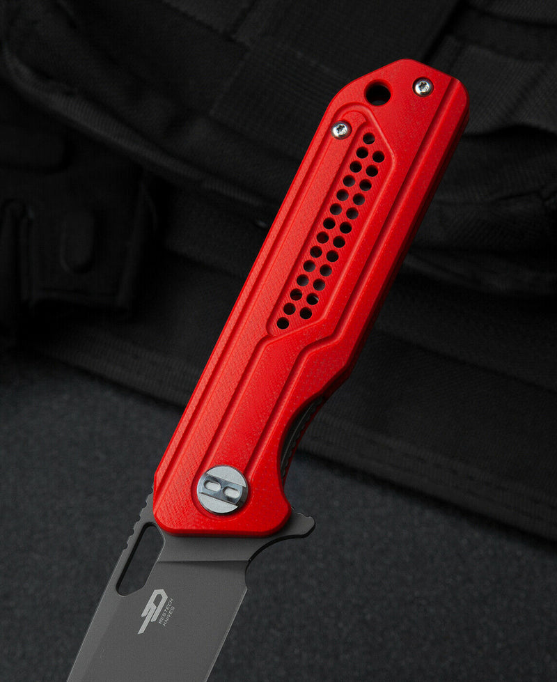 Bestech Knives Circuit Liner Folding Knife 3.25" K110 Tool Steel Blade Red G10 Handle G35C2 -Bestech Knives - Survivor Hand Precision Knives & Outdoor Gear Store