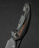 Bestech Knives Nuke Frame Folding Knife 2.63" M390 Steel Blade Titanium/G10 Handle T2107E -Bestech Knives - Survivor Hand Precision Knives & Outdoor Gear Store