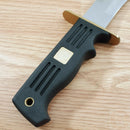 Frost Cutlery Quicksilver Bowie Fixed Knife 9.75" Stainless Steel/Drop Point Blade Black Rubber Handle S577 -Frost Cutlery - Survivor Hand Precision Knives & Outdoor Gear Store