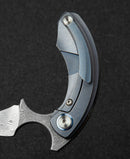 Bestech Strelit Framelock Folding Knife 2.13" Damascus Steel Blade Titanium Handle KT2103I -Bestech Knives - Survivor Hand Precision Knives & Outdoor Gear Store