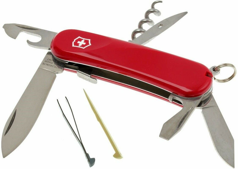 Victorinox Swiss Army Evolution S101 Pocket Knife Stainless Tools Includes Screwdriver Red Handle 23603SEX2 -Victorinox - Survivor Hand Precision Knives & Outdoor Gear Store