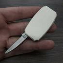 Frost Money Clip Pocket Knife 1.25" Stainless Steel Blade Bone/Stainless Handle 15447SB -Frost Cutlery - Survivor Hand Precision Knives & Outdoor Gear Store