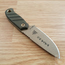 TOPS Baja Fixed Knife 3.25" 1095HC Steel Full Tang Blade Canvas Micarta Handle BAJA03 -TOPS - Survivor Hand Precision Knives & Outdoor Gear Store