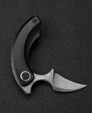 Bestech Knives STRELIT Folding Knife 2.13" Damascus Steel Blade Titanium Handle KT2103H -Bestech Knives - Survivor Hand Precision Knives & Outdoor Gear Store