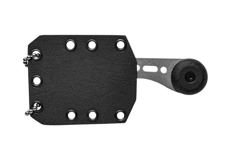 TOPS 3 Bros Neck Fixed Knife 2" 1095HC Steel Blade Black Canvas Micarta Handle 3BR03 -TOPS - Survivor Hand Precision Knives & Outdoor Gear Store