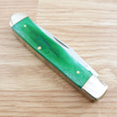 Frost Cutlery Trapper Pocket Knife Stainless Steel Blades Smooth Bone Handle 18812GSB -Frost Cutlery - Survivor Hand Precision Knives & Outdoor Gear Store