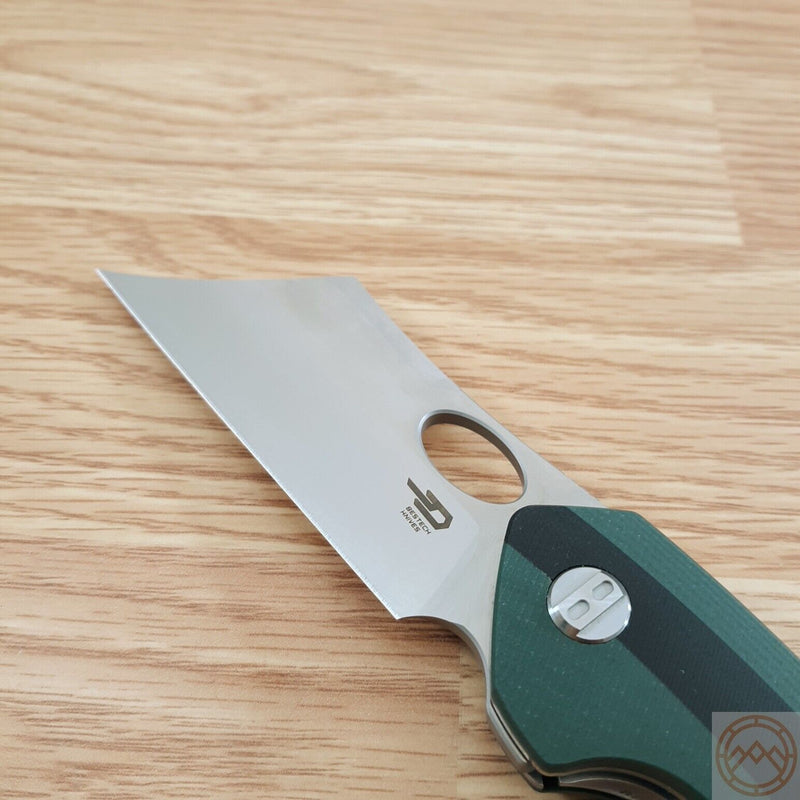 Bestech Knives Skirmish Liner Folding Knife 3.5" D2 Tool Steel Blade Black/Green G10 Handle KG44A -Bestech Knives - Survivor Hand Precision Knives & Outdoor Gear Store
