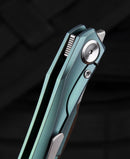 Bestech Knives Ivy Folding Knife 3" S35VN Steel Blade Green Titanium Handle KT2004D -Bestech Knives - Survivor Hand Precision Knives & Outdoor Gear Store