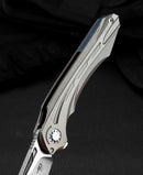 Bestech Knives WIBRA Folding Knife 3.5" Bohler M390 Steel Blade Bronze Anodized Titanium Handle KT2001D -Bestech Knives - Survivor Hand Precision Knives & Outdoor Gear Store