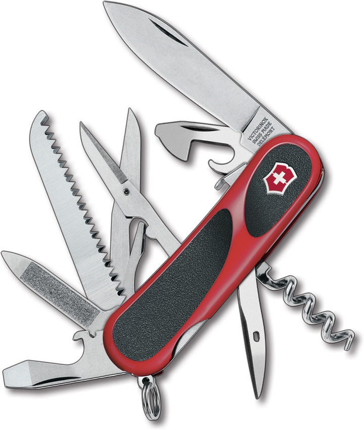 Victorinox Swiss Army EvoLucion Grip S17 Pocket Knife Stainless Implements With Scissors Nylon Handle 23913SCX5 -Victorinox - Survivor Hand Precision Knives & Outdoor Gear Store