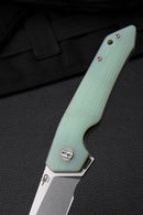 Bestech Knives TEXEL Folding Knife 3.25" D2 Tool Steel Blade Jade G10 Handle G21B1 -Bestech Knives - Survivor Hand Precision Knives & Outdoor Gear Store