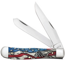 Case XX Ford Trapper Pocket Knife Trusharp Surgical Steel Blades Bone Handle 14331 -Case Cutlery - Survivor Hand Precision Knives & Outdoor Gear Store