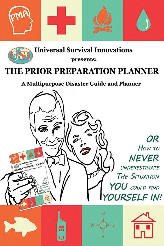 The Prior Preparation Planner Book Multi-Purpose Disaster Guide Color Photos 334 -Books - Survivor Hand Precision Knives & Outdoor Gear Store