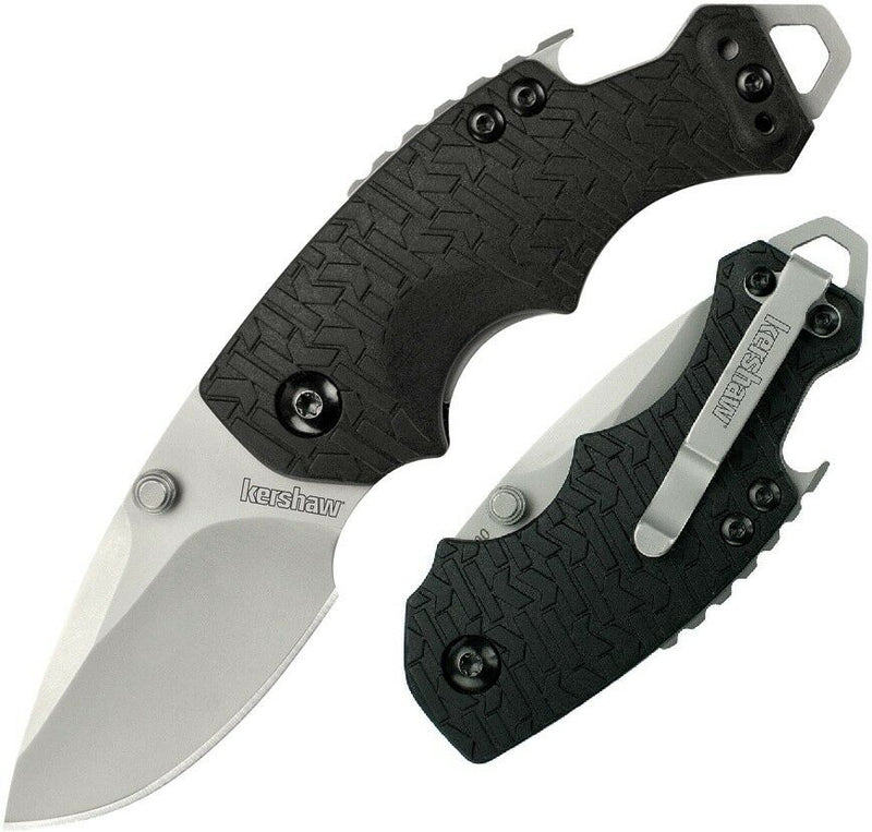 Kershaw Shuffle Folding Knife 2.25" 8Cr13MoV Steel Blade Black GRN Handle 8700 -Kershaw - Survivor Hand Precision Knives & Outdoor Gear Store