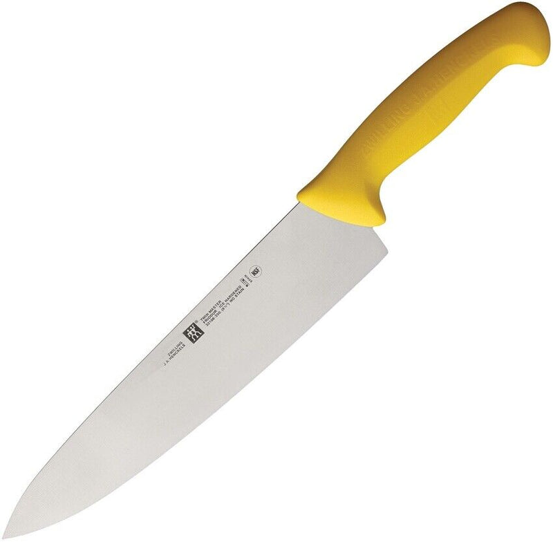 Henckels Zwilling Twin Master Kitchen Chef's Knife 10" Stainless Steel Blade Yellow Plastic Handle 32108250 -Henckels Zwilling - Survivor Hand Precision Knives & Outdoor Gear Store