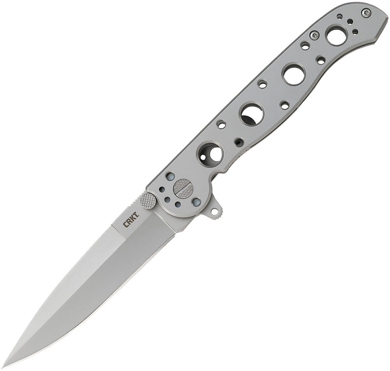 CRKT M16 Framelock Folding Knife 3.5" 12C27 Sandvik Steel Blade Stainless Steel Handle 03SS -CRKT - Survivor Hand Precision Knives & Outdoor Gear Store