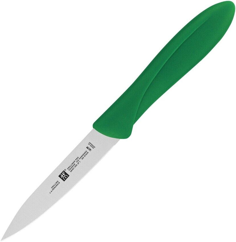 Henckels Zwilling Kitchen Twin Master Parer Knife 4" Stainless Steel Blade Green Plastic Handle 32100102 -Henckels Zwilling - Survivor Hand Precision Knives & Outdoor Gear Store