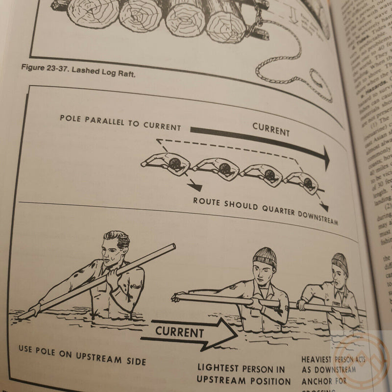 U.S Air Force Survival Hand Book First Aid Map-Less Navigation Knots Shelter 420 -Books - Survivor Hand Precision Knives & Outdoor Gear Store