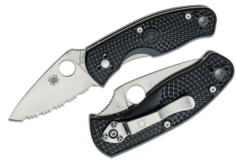 Spyderco Persistence Folding Knife 2.75" 8CR13MoV Steel Blade Black FRN Handle 136SBK -Spyderco - Survivor Hand Precision Knives & Outdoor Gear Store