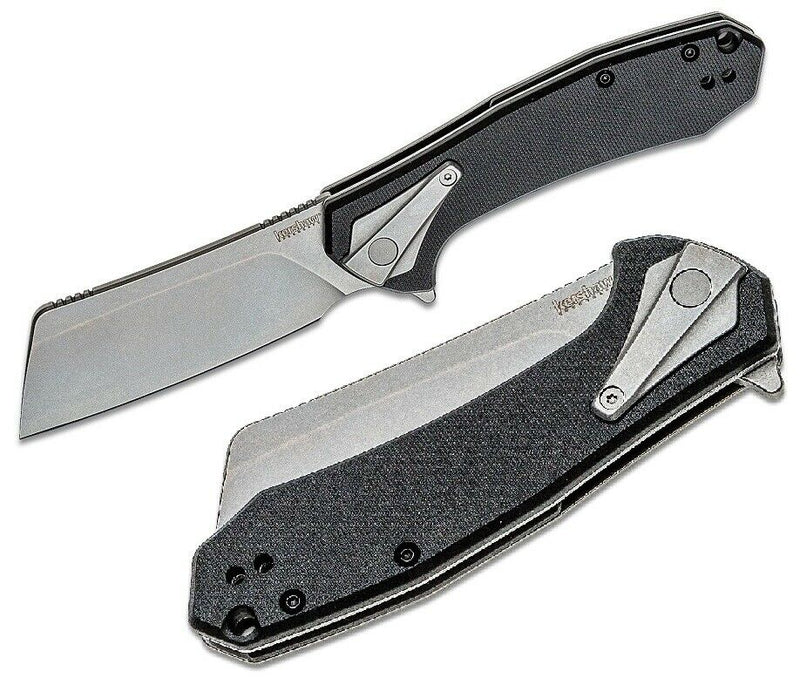 Kershaw Bracket Folding Knife 3.5" 8Cr13MoV Steel Blade Black Nylon Handle 3455 -Kershaw - Survivor Hand Precision Knives & Outdoor Gear Store