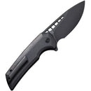 We Knife Co Mini Malice Button Lock Folding Knife 3" CPM-20CV Steel Blade Black Titanium Handle 054BL1 -We Knife Co - Survivor Hand Precision Knives & Outdoor Gear Store