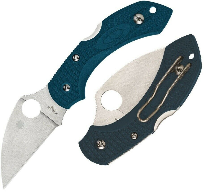 Spyderco Dragonfly 2 Lock Folding Knife 2.28" K390 Tool Steel Blade Blue FRN Handle 28FP2WK390 -Spyderco - Survivor Hand Precision Knives & Outdoor Gear Store