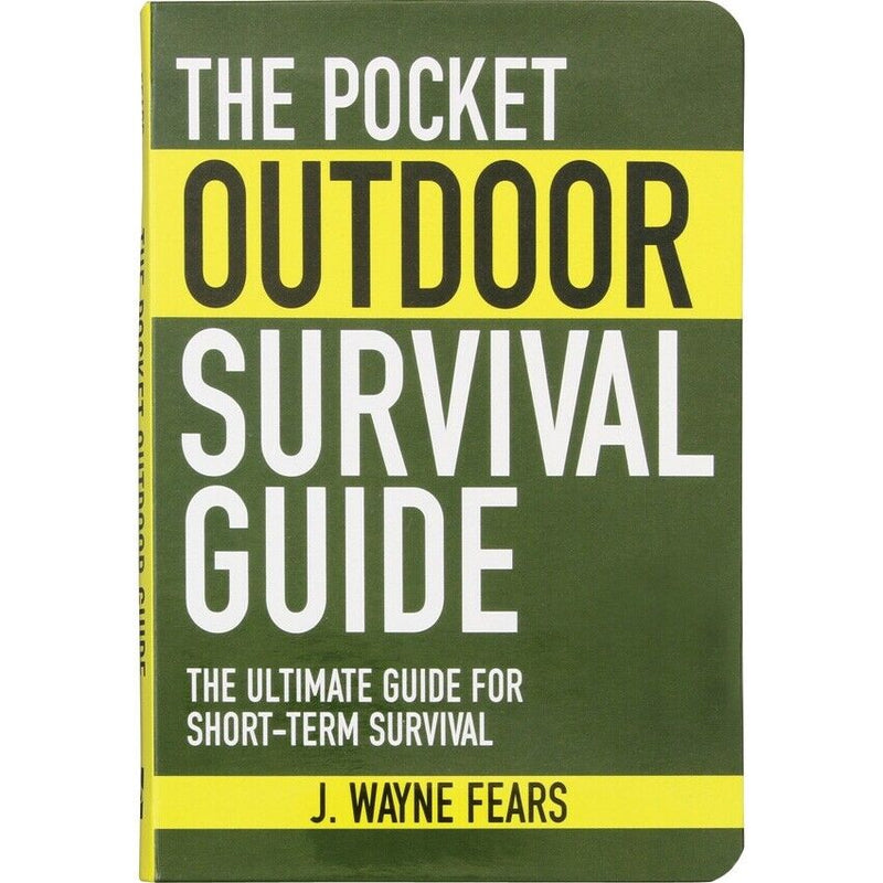 Pocket Outdoor Survival Book The Ultimate Guide Short-Term Survival 142 Pages 186 -Books - Survivor Hand Precision Knives & Outdoor Gear Store