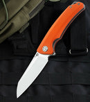 Bestech Knives TEXEL Folding Knife 3.25" D2 Tool Steel Blade Orange G10 Handle G21D1 -Bestech Knives - Survivor Hand Precision Knives & Outdoor Gear Store