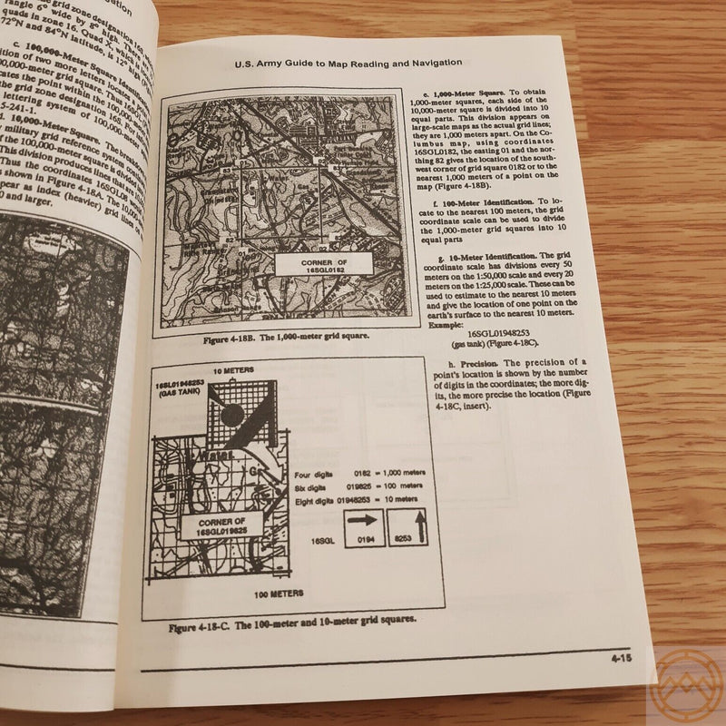 U.S. Army Guide To Map Reading Book Every Aspect Land Navigation Illustrations 464 -Books - Survivor Hand Precision Knives & Outdoor Gear Store