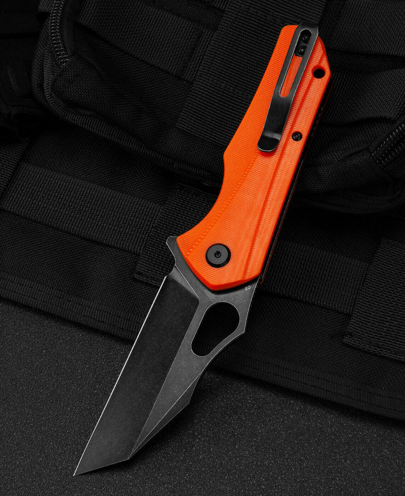 Bestech Knives Operator Folding Knife 3.5" D2 Tool Steel Blade Orange G10 Handle G36E -Bestech Knives - Survivor Hand Precision Knives & Outdoor Gear Store
