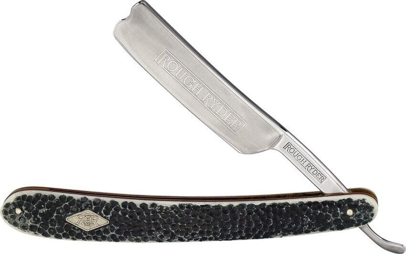 Rough Ryder Straight Razor Stainless Steel Blade Buckshot Bone Handle 2327 -Rough Ryder - Survivor Hand Precision Knives & Outdoor Gear Store