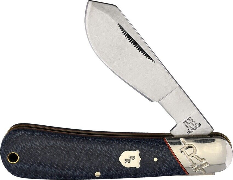 Rough Ryder Cotton Sampler Folding Knife Stainless Steel Blade Blue Jean Micarta Handle 2349 -Rough Ryder - Survivor Hand Precision Knives & Outdoor Gear Store